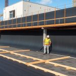 hule negro para construcción